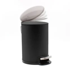 Poubelle de salle de bain métal mat
