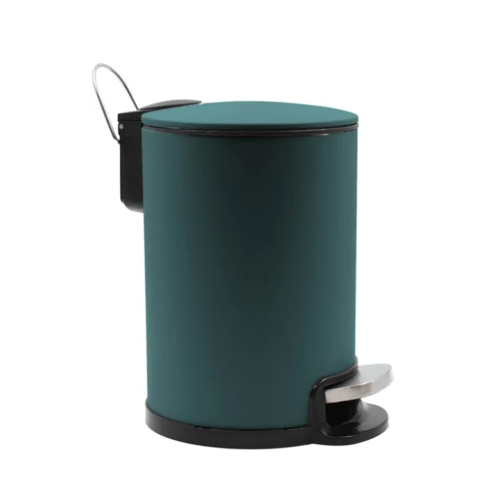 Poubelle de salle de bain métal mat