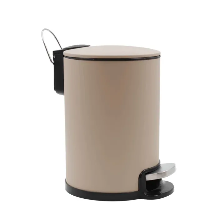 Poubelle de salle de bain métal mat