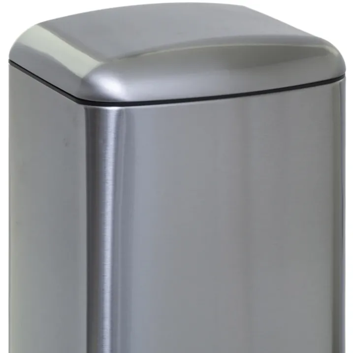 Poubelle en métal bac amovible 30 L