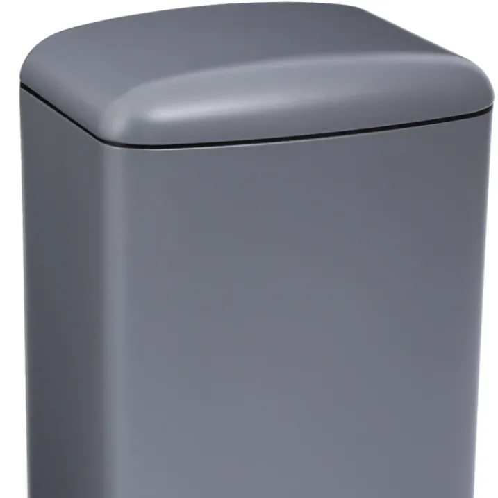 Poubelle en métal bac amovible 30 L