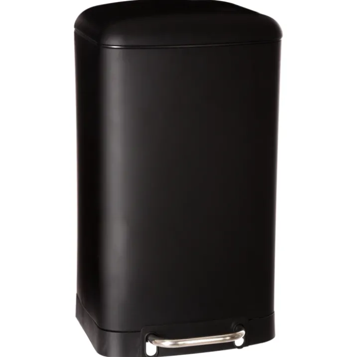 Poubelle en métal bac amovible 30 L