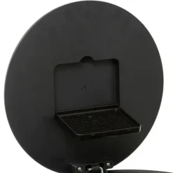 Poubelle ronde en métal de 30L