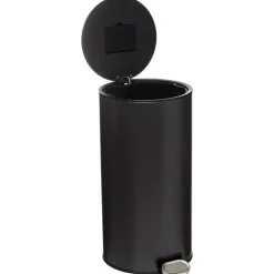 Poubelle ronde en métal de 30L