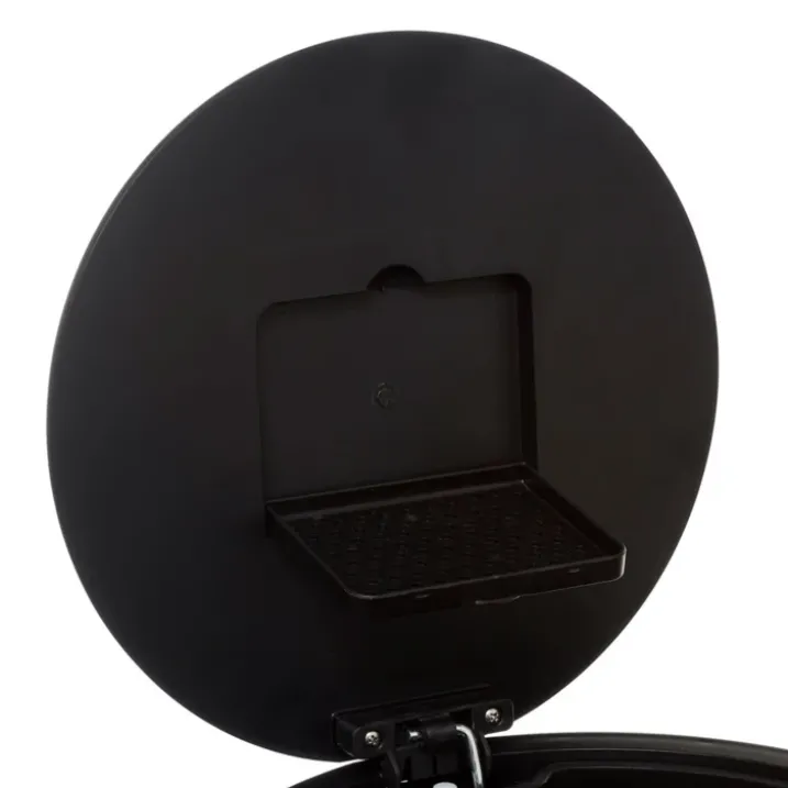 Poubelle ronde en métal de 30L