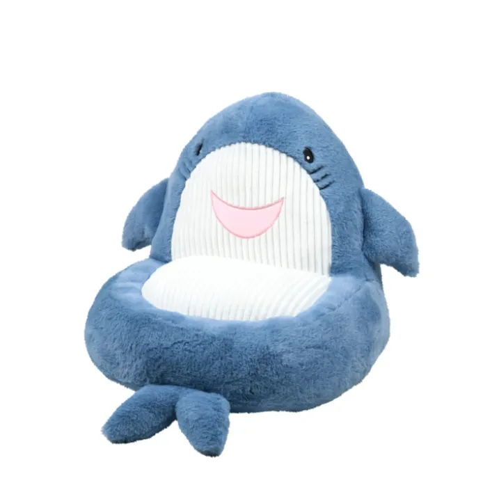 Pouf enfant en forme de requin