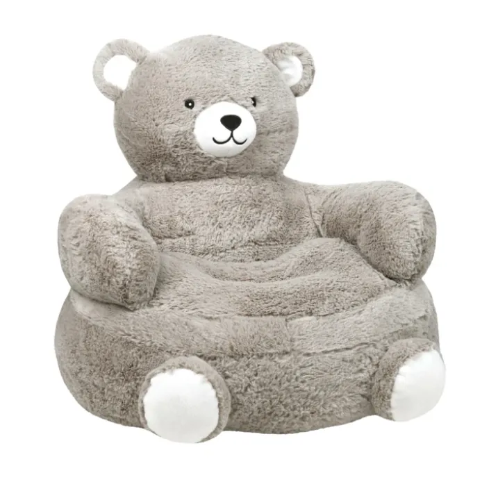 Pouf peluche ours enfant
