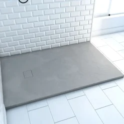 Receveur en résine effet pierre