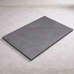 Receveur en résine effet pierre
