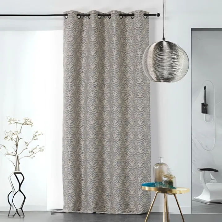 Rideau art décoratif en jacquard