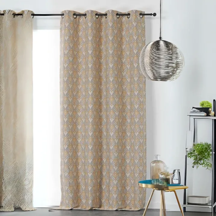Rideau art décoratif en jacquard