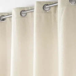 Rideau bouclette à oeillets