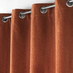 Rideau bouclette à oeillets