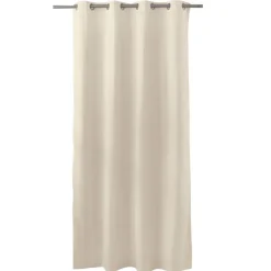 Rideau coloré en pur coton 8 œillets
