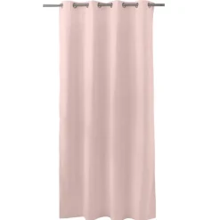 Rideau coloré en pur coton 8 œillets