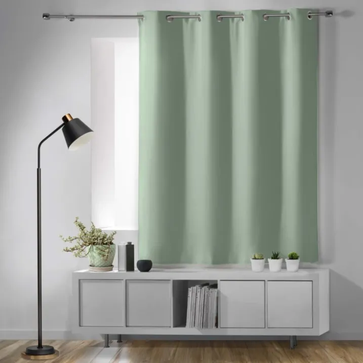 Rideau court obscurcissant 90 % adapté radiateur
