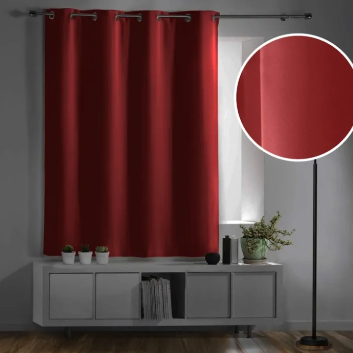 Rideau court obscurcissant 90 % adapté radiateur