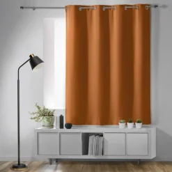 Rideau court obscurcissant 90 % adapté radiateur