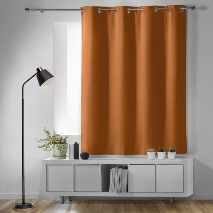 Rideau court obscurcissant 90 % adapté radiateur