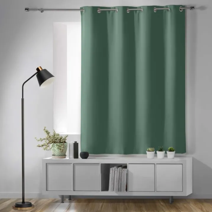 Rideau court obscurcissant 90 % adapté radiateur