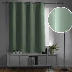 Rideau court obscurcissant 90 % adapté radiateur
