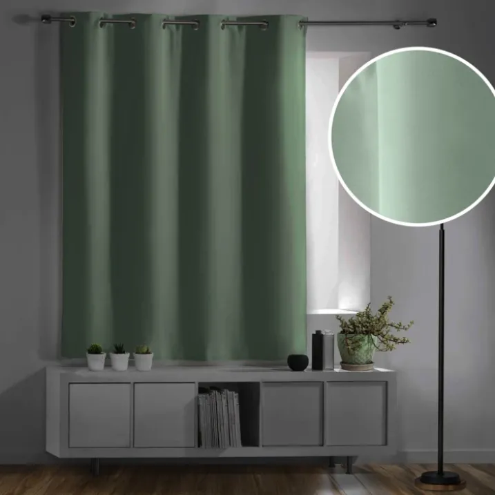 Rideau court obscurcissant 90 % adapté radiateur