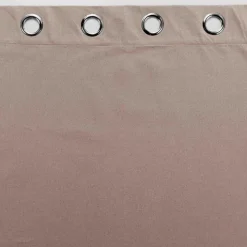 Rideau court occultant, isolant thermique et phonique en chambray