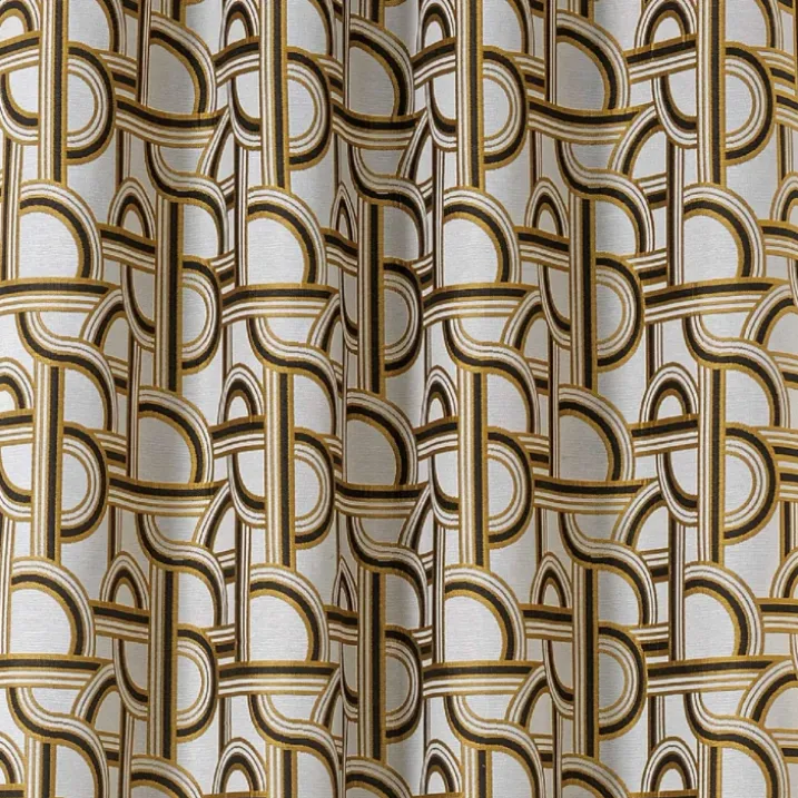 Rideau d'ameublement au style de l'Orient Express