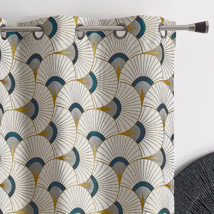 Rideau d'ameublement en jacquard