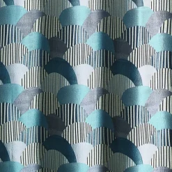 Rideau d'ameublement à jacquard arrondi