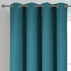 Rideau déco uni occultant et thermique