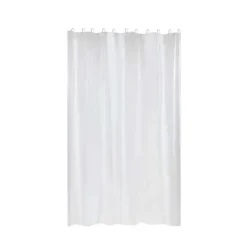 Rideau de douche blanc haute résistance