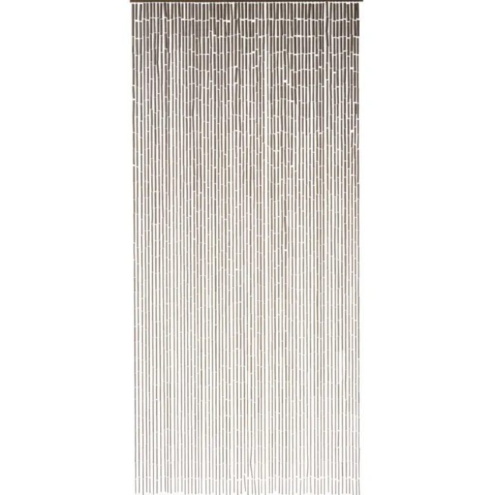Rideau de porte en bambou avec bâtonnets naturels