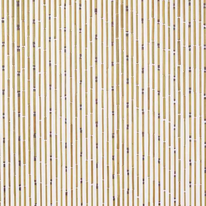 Rideau de porte en bambou avec bâtonnets naturels