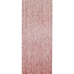 Rideau de porte en bambou et perles de bois