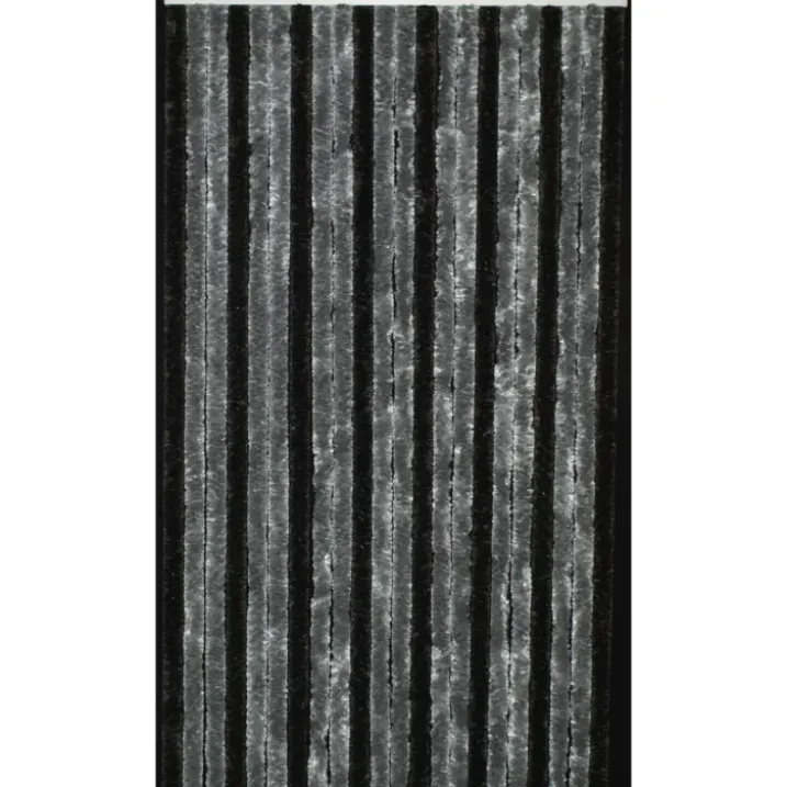 Rideau de porte en chenille bicolore