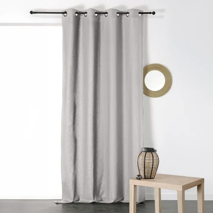 Rideau en Coton et Lin Uni XXL