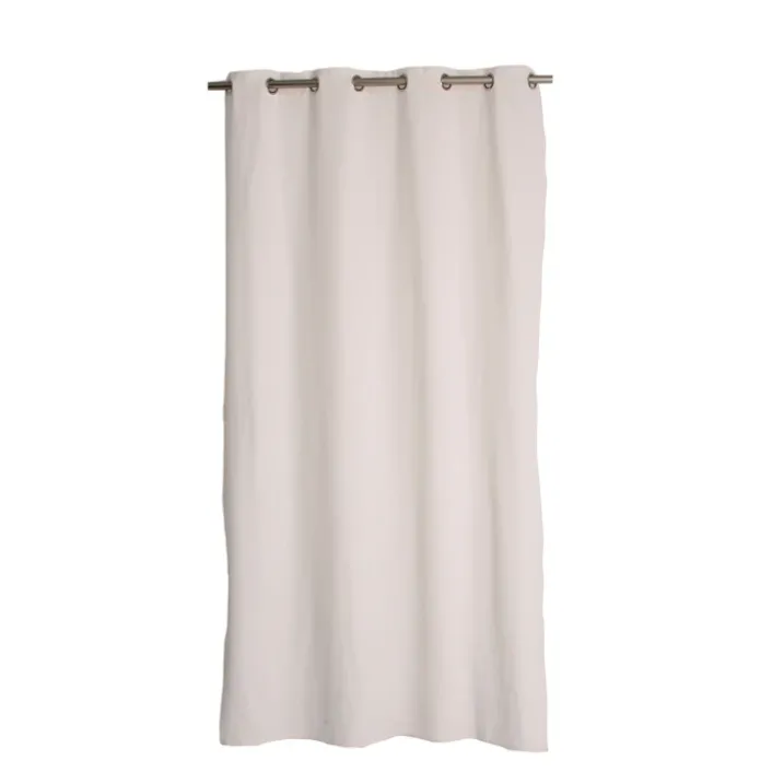 Rideau en coton recyclé effet chiné