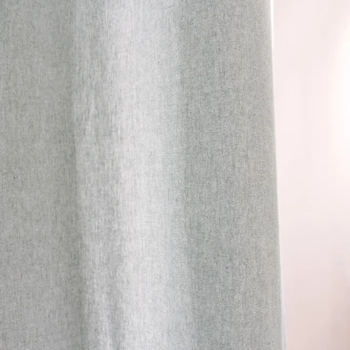 Rideau en coton recyclé effet chiné