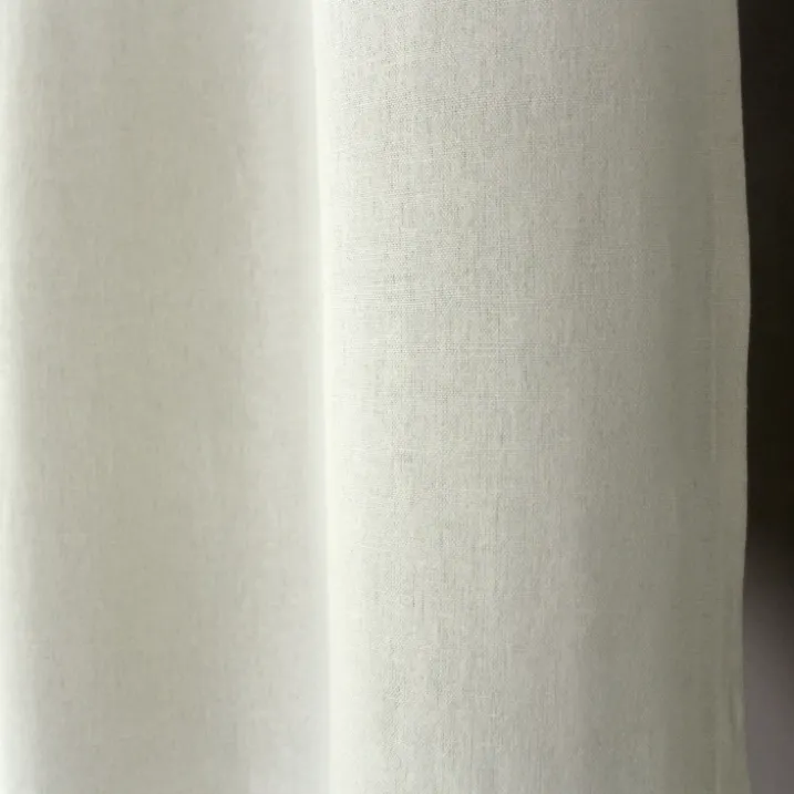 Rideau en coton recyclé effet chiné