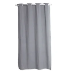 Rideau en coton recyclé effet chiné