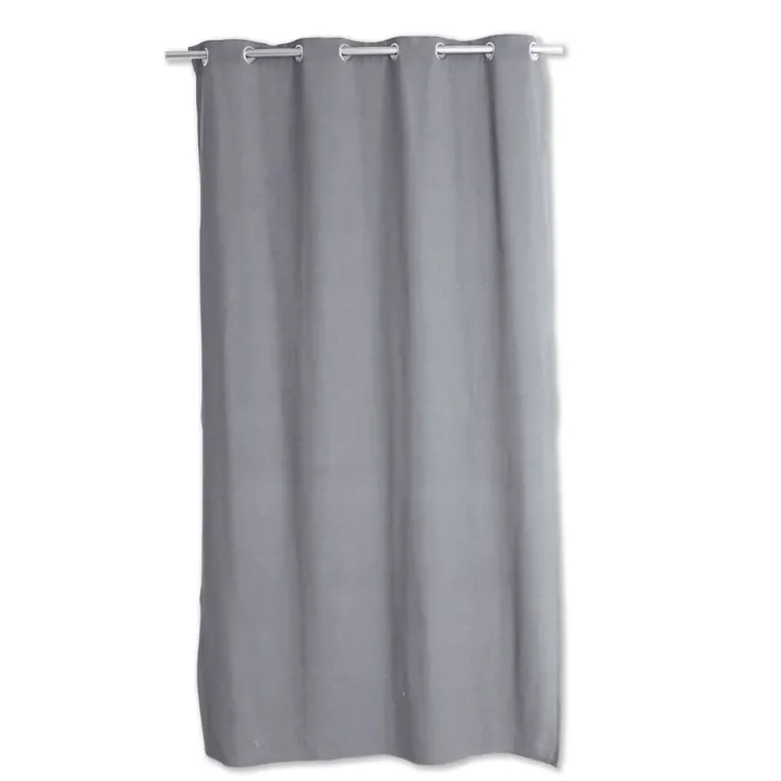 Rideau en coton recyclé effet chiné