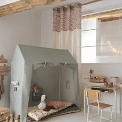 Rideau enfant petites fleurs vintage