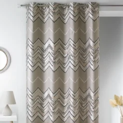 Rideau en jacquard à motifs