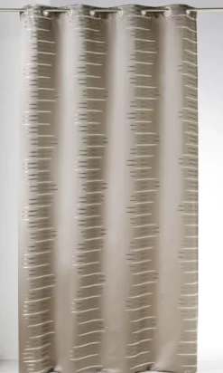 Rideau en jacquard à vagues fantaisies