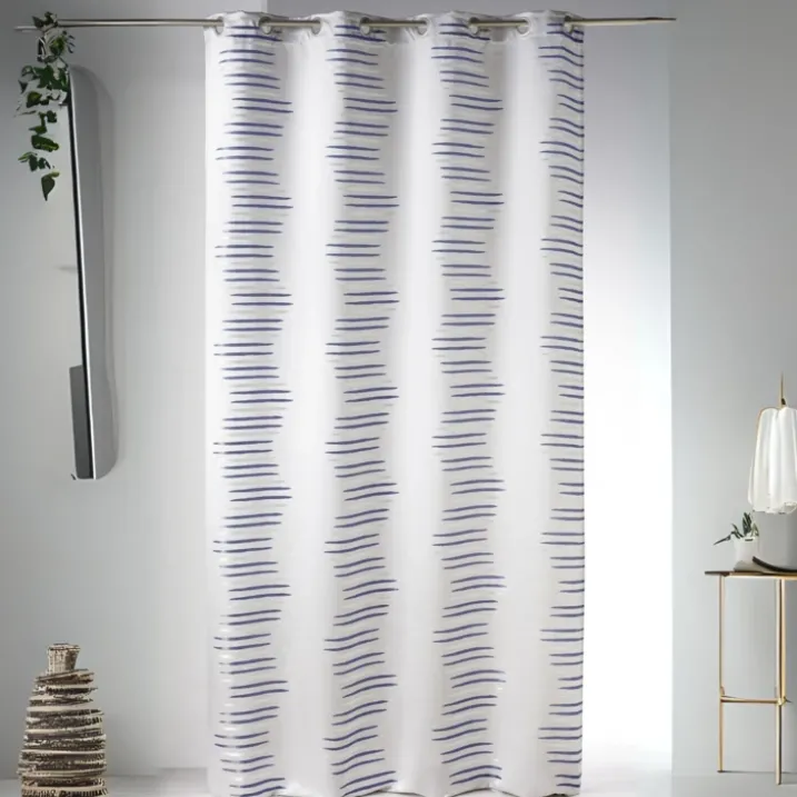 Rideau en jacquard à vagues fantaisies