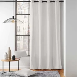 Rideau en poly-coton recyclé
