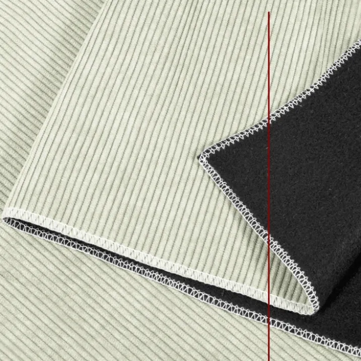 Rideau en velours côtelé occultant et thermique