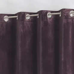 Rideau en velours feutré uni