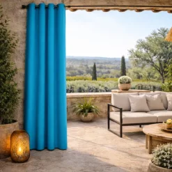 Rideau extérieur coloré imperméable résistant aux UV